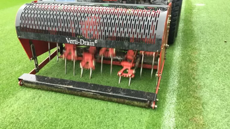 Verti-Draining Machine