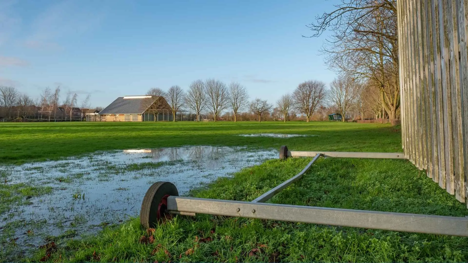 Waterlogged Pitch